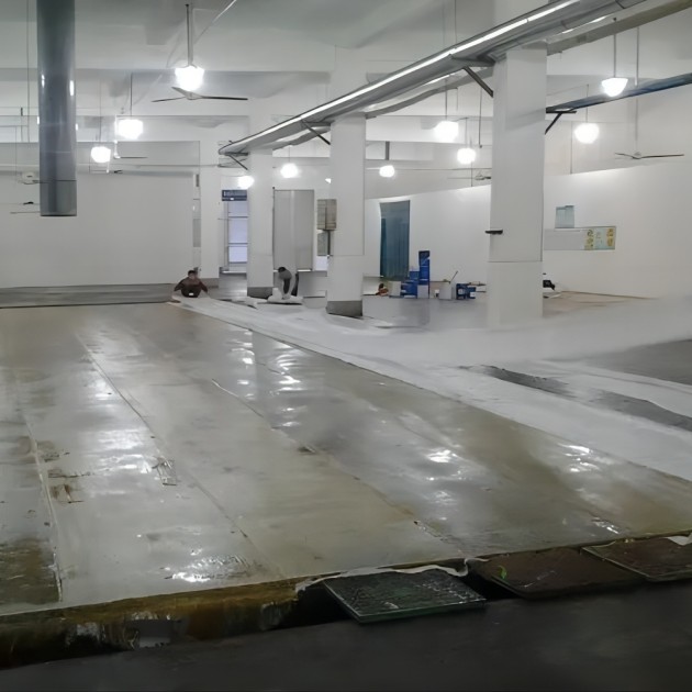 泰兴防腐蚀地坪,环氧玻纤地坪，玻纤工业地坪，环氧玻纤布地坪,乙烯基玻纤布地坪产品图3